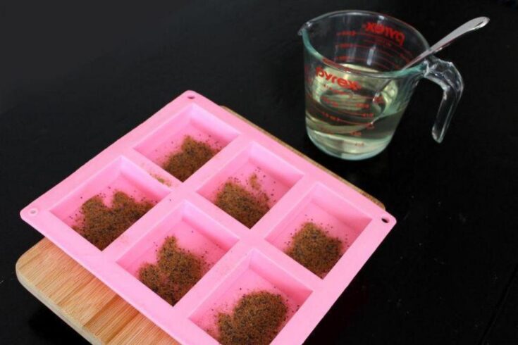 exfoliants for making summer beach soaps with seashell soap embeds