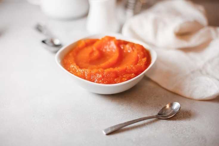 Pumpkin butter recipe. Learn how to make homemade pumpkin butter recipe on the stovetop as a fall favorite recipe to spice up everyday dishes like pancakes, yogurt and overnight oats. Made using minimal ingredients, this pumpkin butter is simply a combination of fresh pumpkin, sugar and spices. Spread this delightful, fall flavored butter on bread and biscuits. Or use it spice your favorite dishes to give them seasonal flare. It's the perfect addition to pancakes, yogurt and overnight oats.