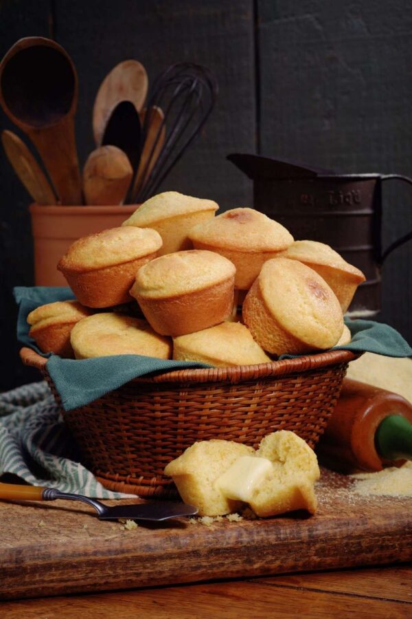 Sweet Cornbread Recipe: A Moist Sweet Cornbread with Just 4 Ingredients. This sweet cornbread recipe bakes up a moist, cake like kid-friendly cornbread that will have you and your family coming back for seconds! If your kids hate cornbread, or you simply don't care for cornbread that's dry and crumbly, then bake up this easy alternative! Made with just 4-ingredients, this sweet cornbread recipe is so easy and is the perfect side to your favorite dinner dishes.
