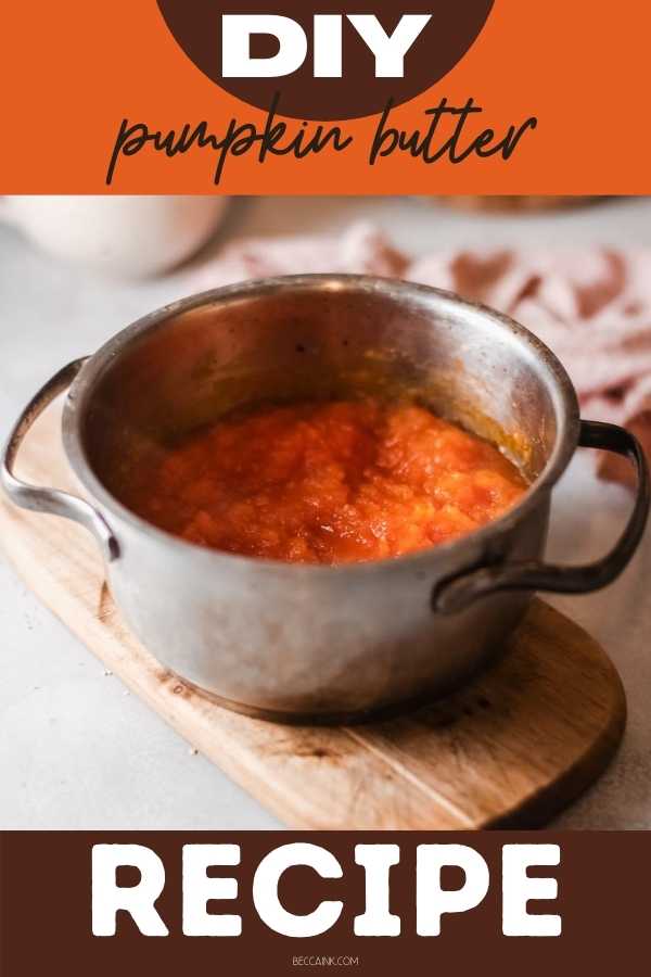 Pumpkin butter recipe. Learn how to make homemade pumpkin butter recipe on the stovetop as a fall favorite recipe to spice up everyday dishes like pancakes, yogurt and overnight oats. Made using minimal ingredients, this pumpkin butter is simply a combination of fresh pumpkin, sugar and spices. Spread this delightful, fall flavored butter on bread and biscuits. Or use it spice your favorite dishes to give them seasonal flare. It's the perfect addition to pancakes, yogurt and overnight oats.