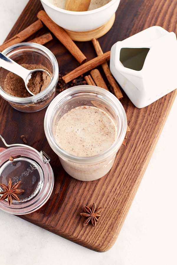 Vanilla Chai Latte Recipe: Make This Easy Spice Mix for DIY Holiday Gifts. Whether you enjoy the delicious flavor of a vanilla chai tea latte or need ideas for DIY holiday gifts, this vanilla chai tea mix is the perfect recipe to spice things up this winter. Learn how to make your own easy vanilla chai tea mix for lattes for a cozy winter treat or to package as budget friendly DIY Christmas for friends, family and coworkers.