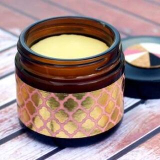 This healing salve recipe for winter skin care hydrates & protects skin. It also contains warming essential oils for improved circulation.