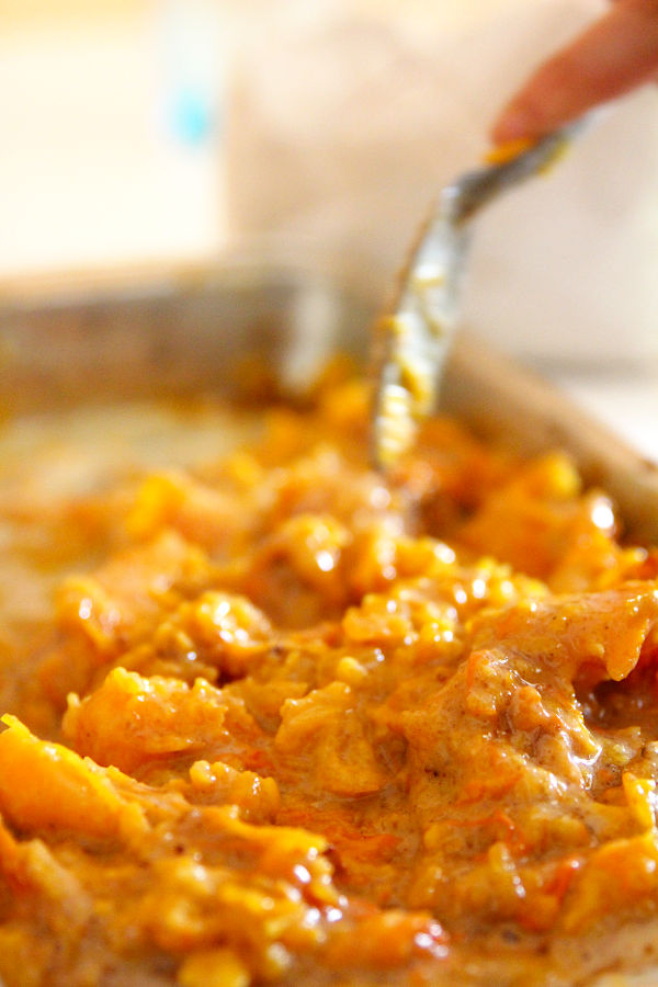 How to make a pumpkin pie filling for homemade pumpkin pie recipe from scratch using roasted sugar pumpkins. Make a homemade pumpkin pie recipe with condensed milk from scratch to enjoy this holiday season. Includes recipes for making pumpkin puree, pumpkin pie filling, and homemade pumpkin pie crust for the best pumpkin pie recipe for fall. Plus try my wonderful recipe for pumpkin pie spice mix. It's the perfect pantry staple for all your favorite seasonal recipes.