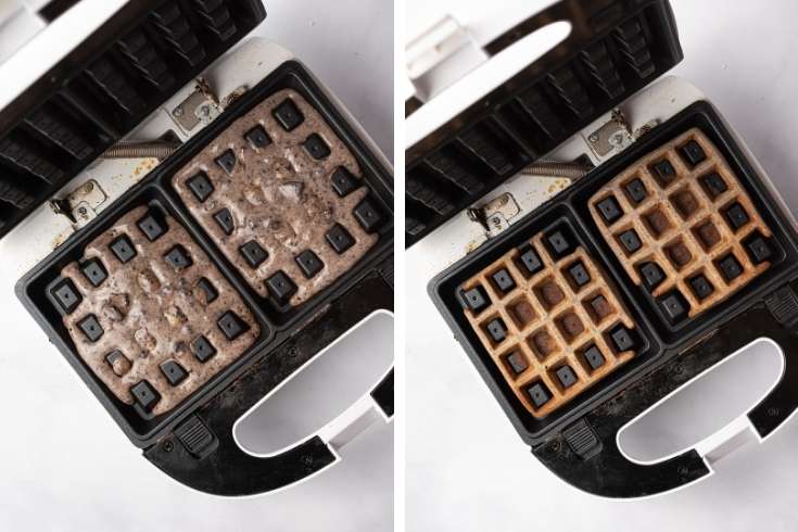 Tips for making homemade waffles in waffle iron. Plus how to make waffles if you don't have a waffle maker.