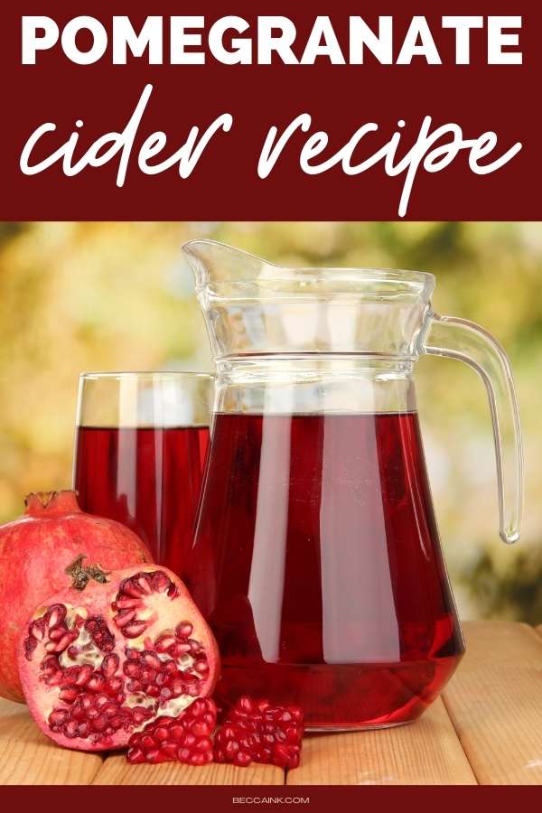 Easy pomegranate recipes and Christmas drinks for holiday parties. This pomegranate cider recipe is a flavorful twist on spiced apple cider. Make this delicious apple pomegranate cider recipe for your next holiday party. This warm winter drink recipe is easy to make on the stove top or crockpot. You will love the flavors of pomegranate, apple cider and warm spices that give it a complex flavor. For the adults, add some rum or whiskey for a warm alcoholic winter drink for holiday parties.