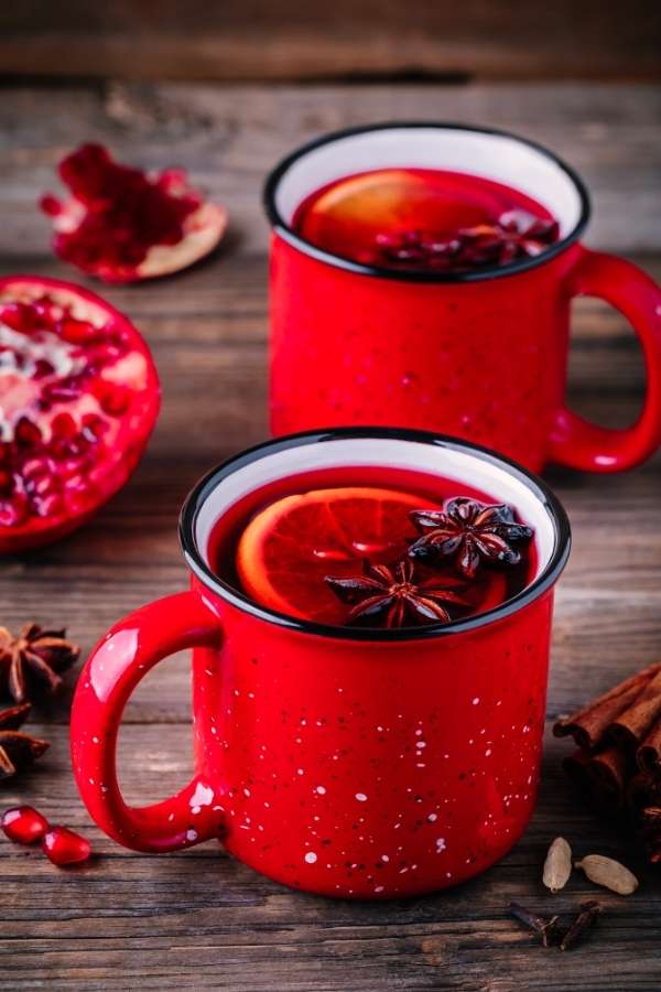 pomegranate hard cider recipe christmas party drink ideas