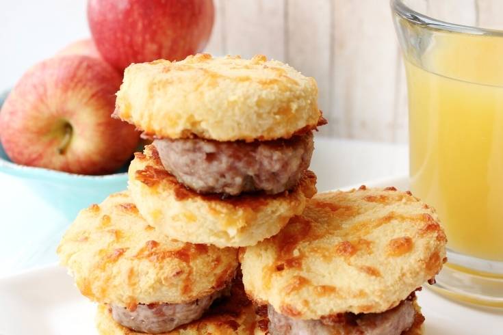 breakfast biscuits and sausage recipe keto friendly low carb breakfast ideas