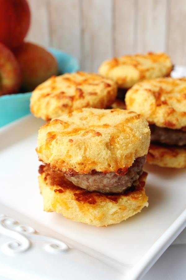 keto sausage biscuits healthy low carb breakfast ideas served without eggs