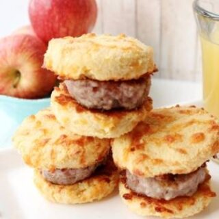 keto sausage biscuits recipe photo