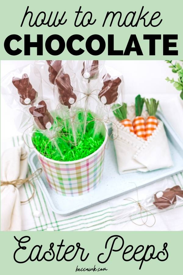 how to make chocolate covered peeps