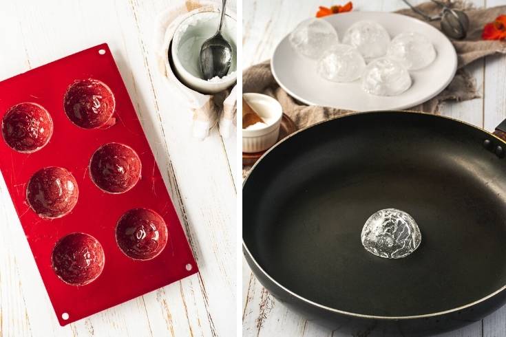 how to make tea bombs with a mold