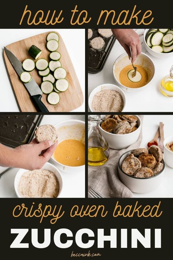 how to make crispy oven baked zucchini