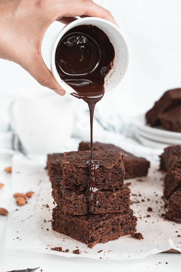 how to make zucchini brownies dairy free without eggs