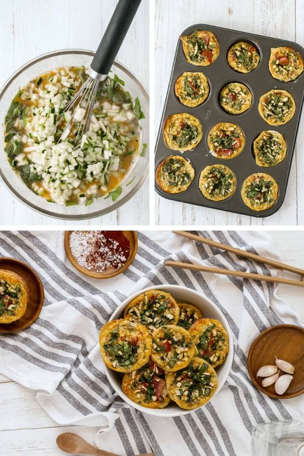 Healthy Zucchini Egg Cups Recipe Low Carb Breakfast Idea Becca Ink