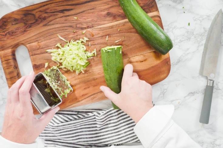 how to shred zucchini