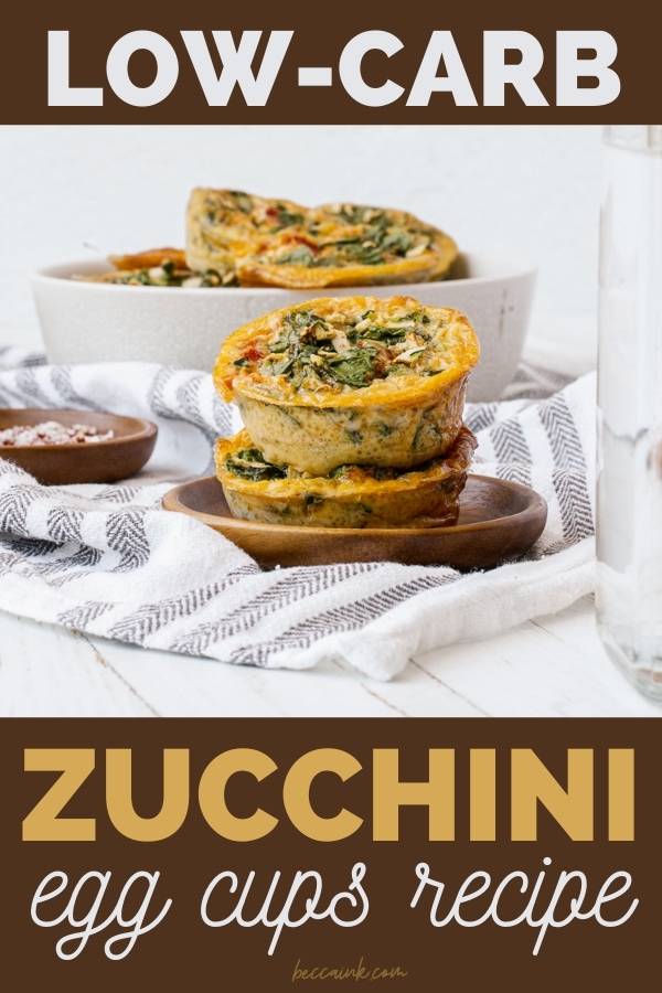 low carb keto zucchini egg cups recipe healthy breakfast idea