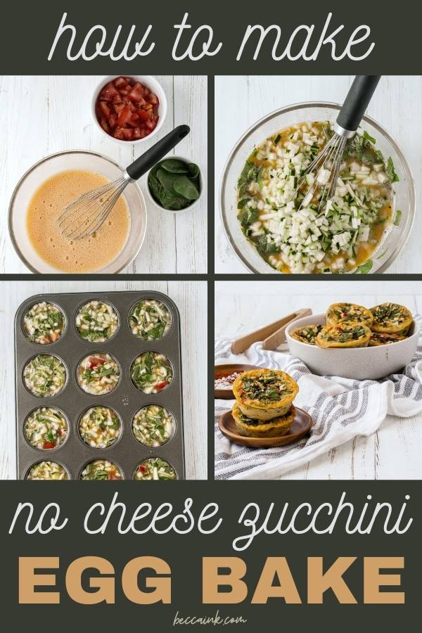 Healthy Zucchini Egg Cups Recipe Low Carb Breakfast Idea Becca Ink