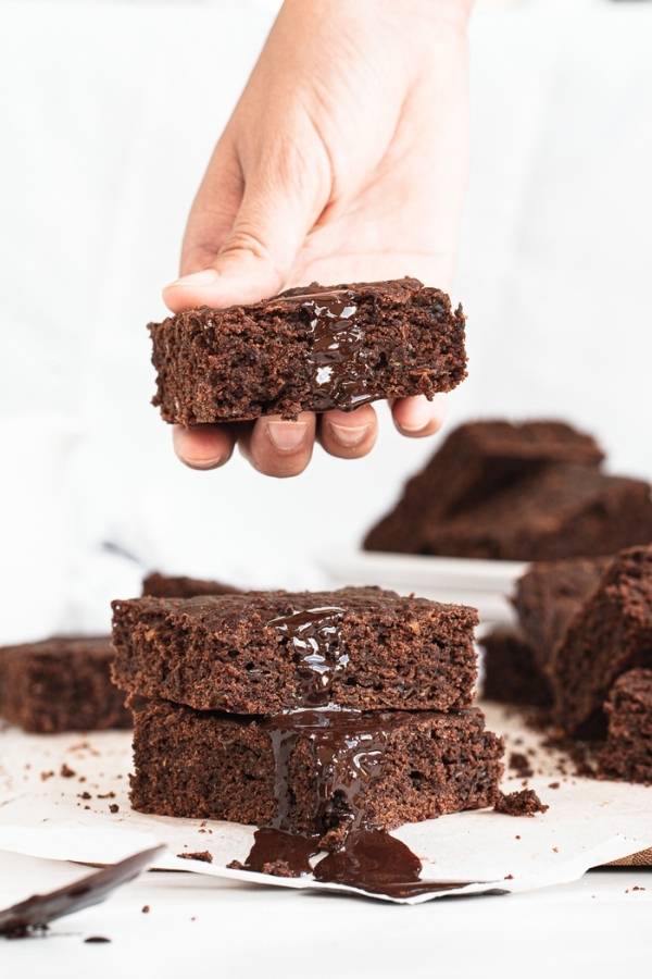 vegan zucchini brownies