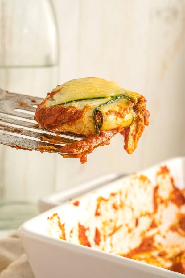 zucchini ravioli with spinach ricotta filling