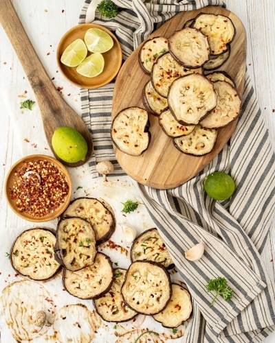 baked eggplant slices