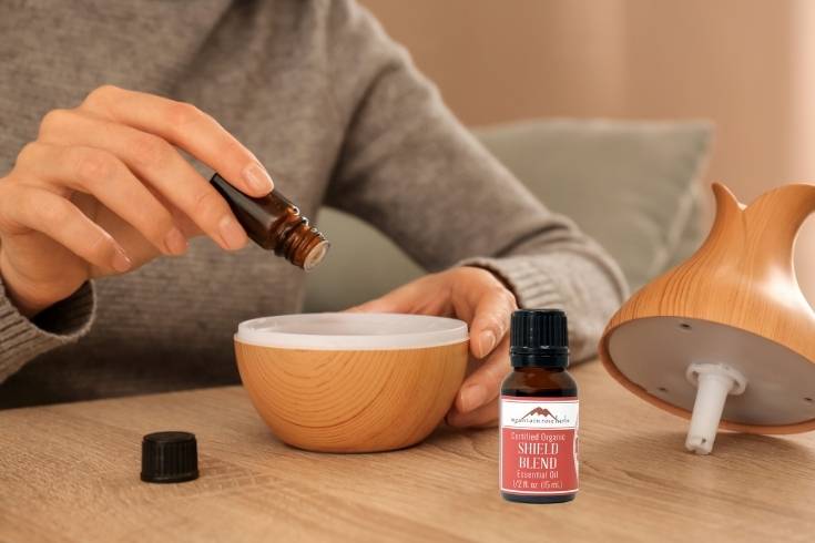 diffusing essential oils