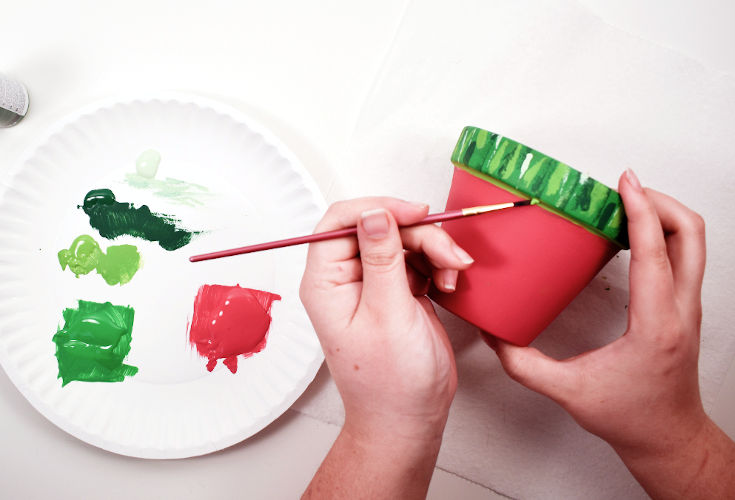 home and garden decor painted planter ideas