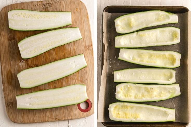 prep zucchini for vegetarian zucchini recipe