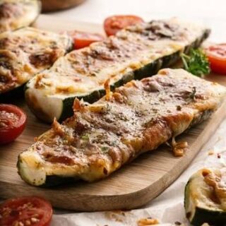 vegetarian zucchini boats recipe (2)