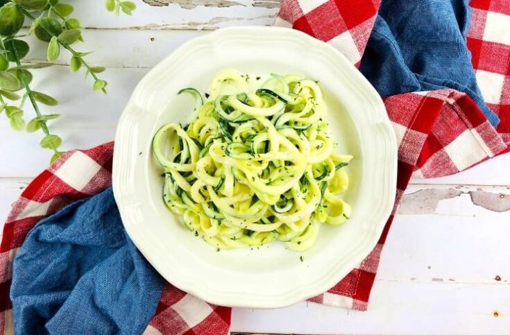 alfredo zucchini noodles