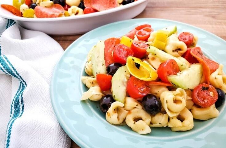 cheese stuffed tortellini pasta salad
