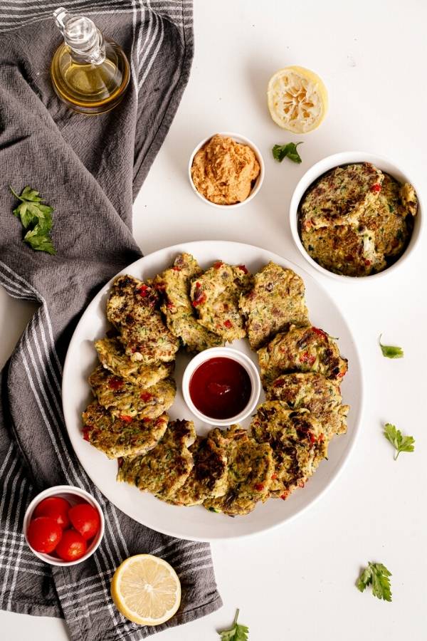 crispy zucchini fritters