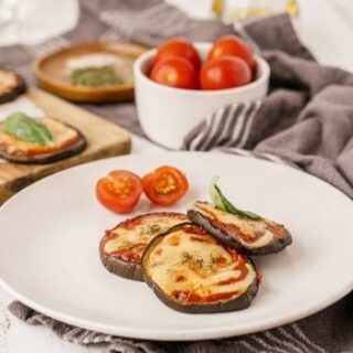 eggplant margherita pizza