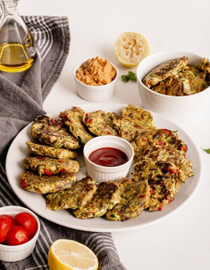healthy zucchini fritters