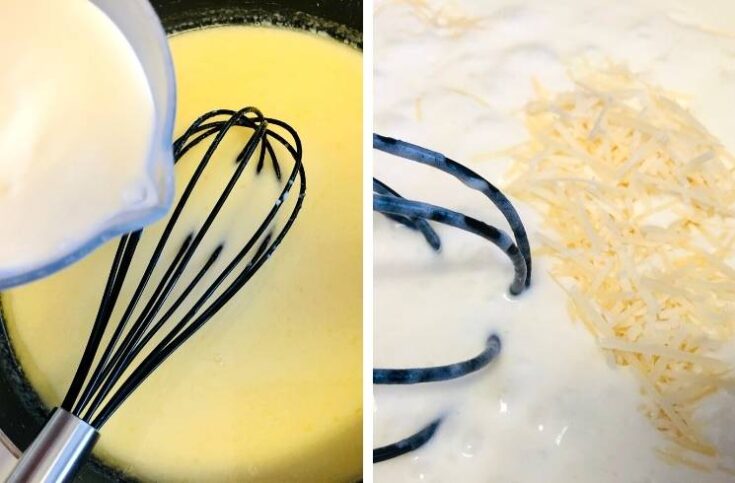 homemade alfredo sauce with milk