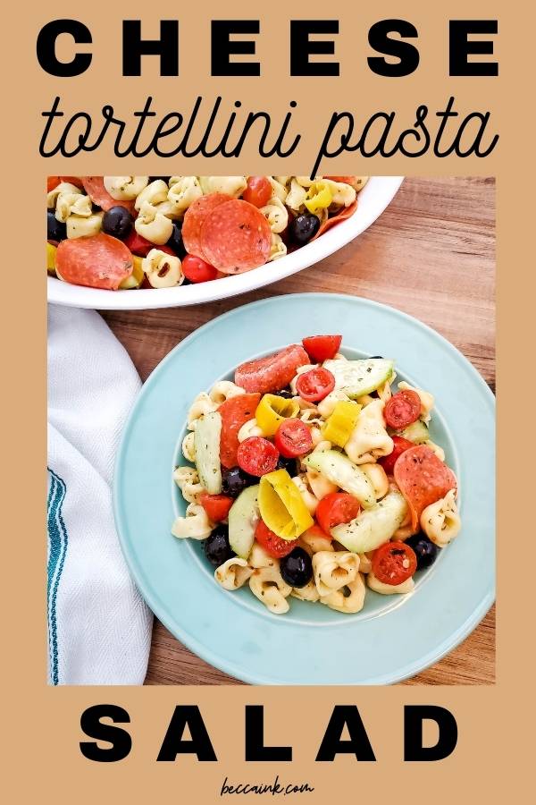 how to make cheese tortellini pasta salad with italian dressing