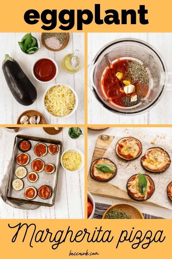 how to make eggplant margherita pizza