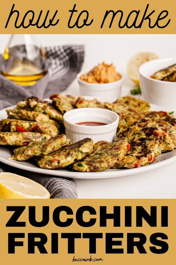 how to make zucchini fritters