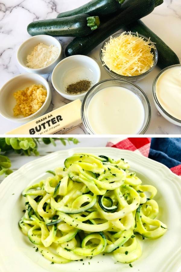 How to Make Alfredo Zucchini Noodles: Vegetarian Zoodles Recipe