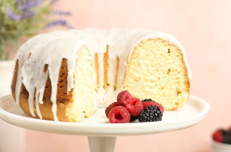 lemon bundt cake with ginger icing