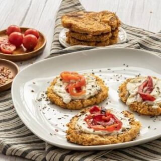 Keto Cauliflower Fritters (Pancakes)