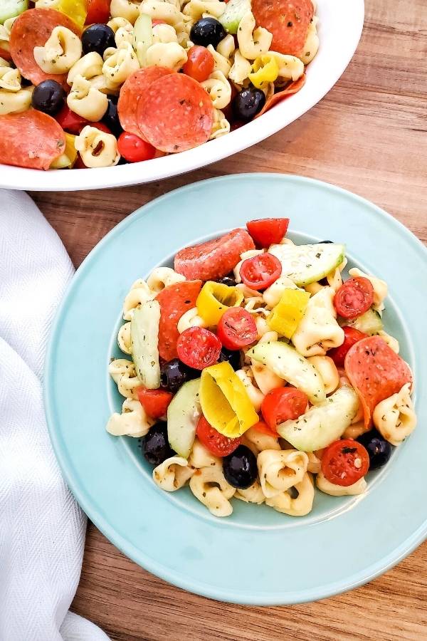 summer tortellini salad