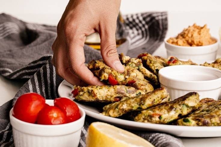 vegan zucchini fritters recipe