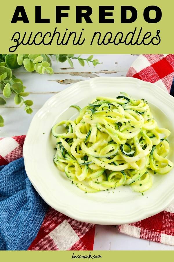 How to Make Alfredo Zucchini Noodles Vegetarian Zoodles Recipe