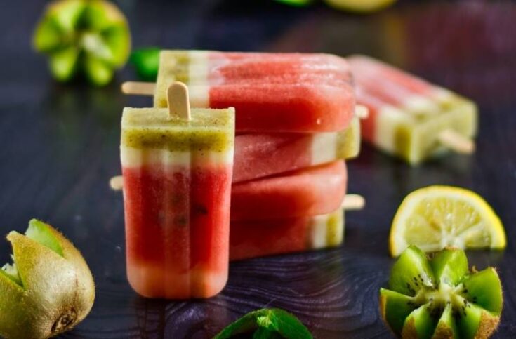 watermelon ice pops