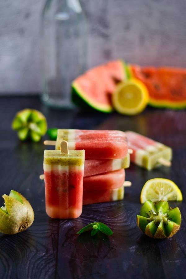 watermelon popsicles recipe with kiwi