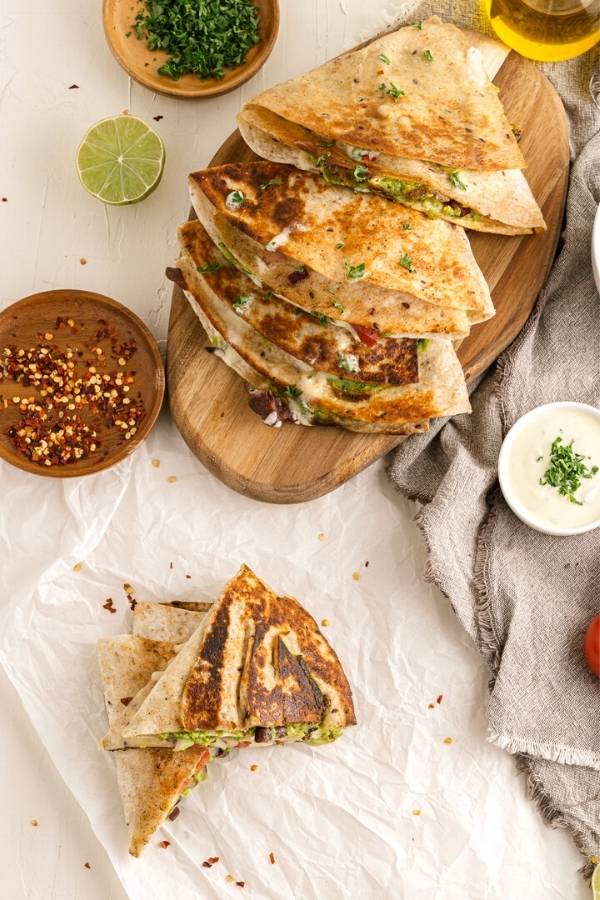 black bean and cheese quesadilla recipe