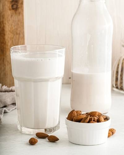 homemade almond milk
