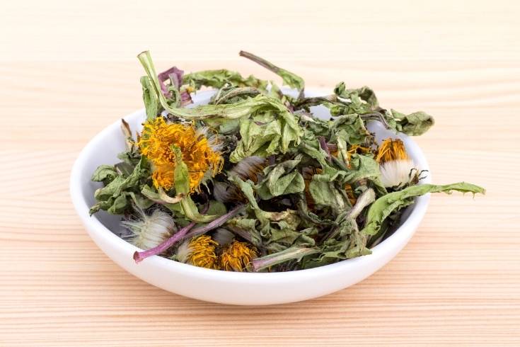 how to dry dandelions