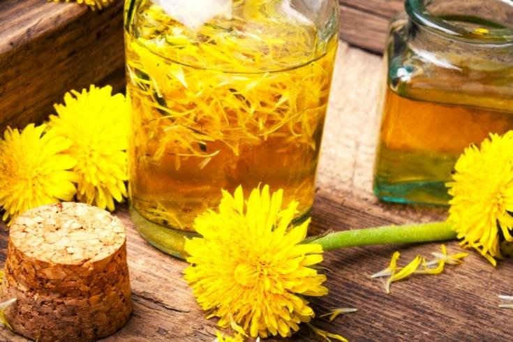 tips for infusing dandelions in carrier oil