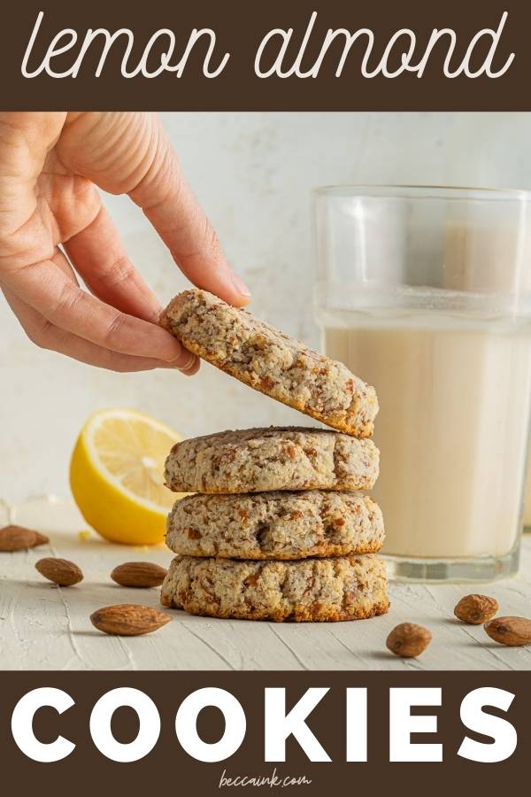 lemon almond cookies